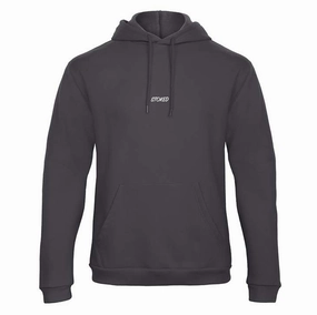 Lightweight Script Hoodie Antraciet
