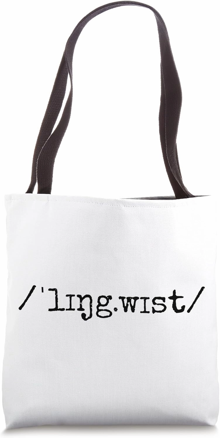 Linguist - International Phonetic Alphabet IPA Spelling Tote Bag