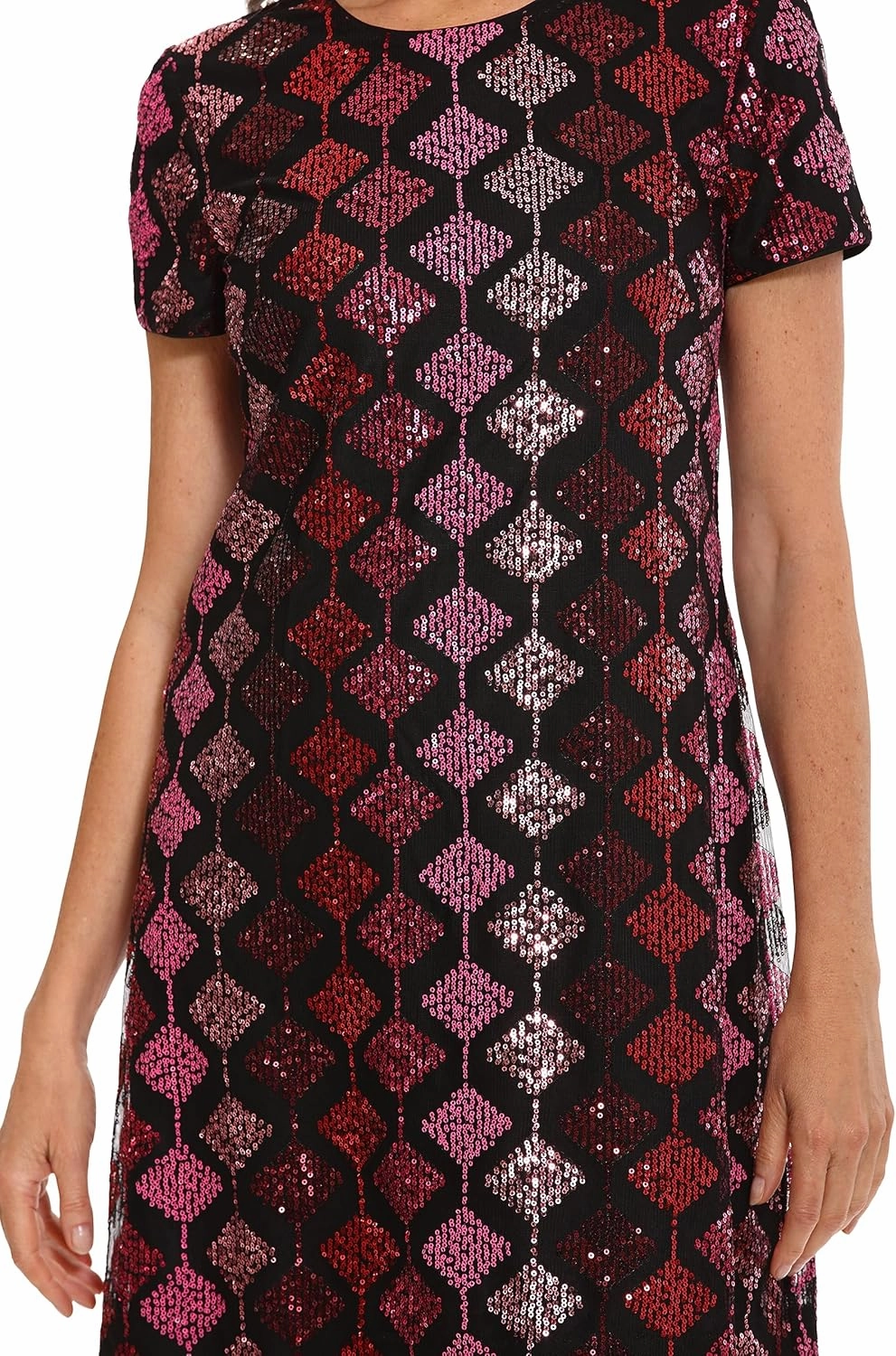 London Times Women's Sequin Dress Occasion Event Party