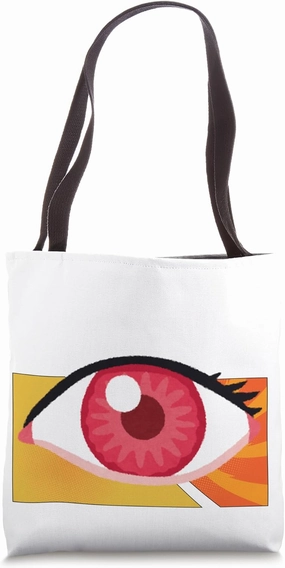 Looking Through Reality Artistic Red Eye Vision Board T Tote Bag