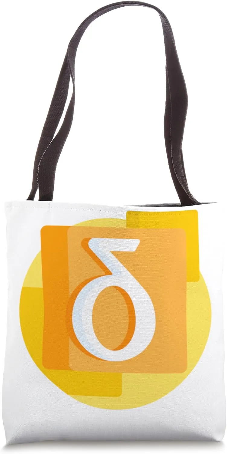 Lower Case Delta - Fourth letter of the Greek alphabet Tote Bag