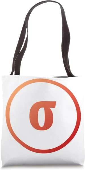 Lower Case Sigma - Eighteenth letter of the Greek alphabet Tote Bag