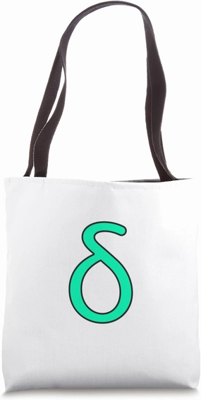 Lower Case Delta - Fourth letter of the Greek alphabet Tote Bag