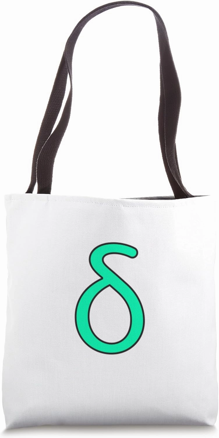 Lower Case Delta - Fourth letter of the Greek alphabet Tote Bag