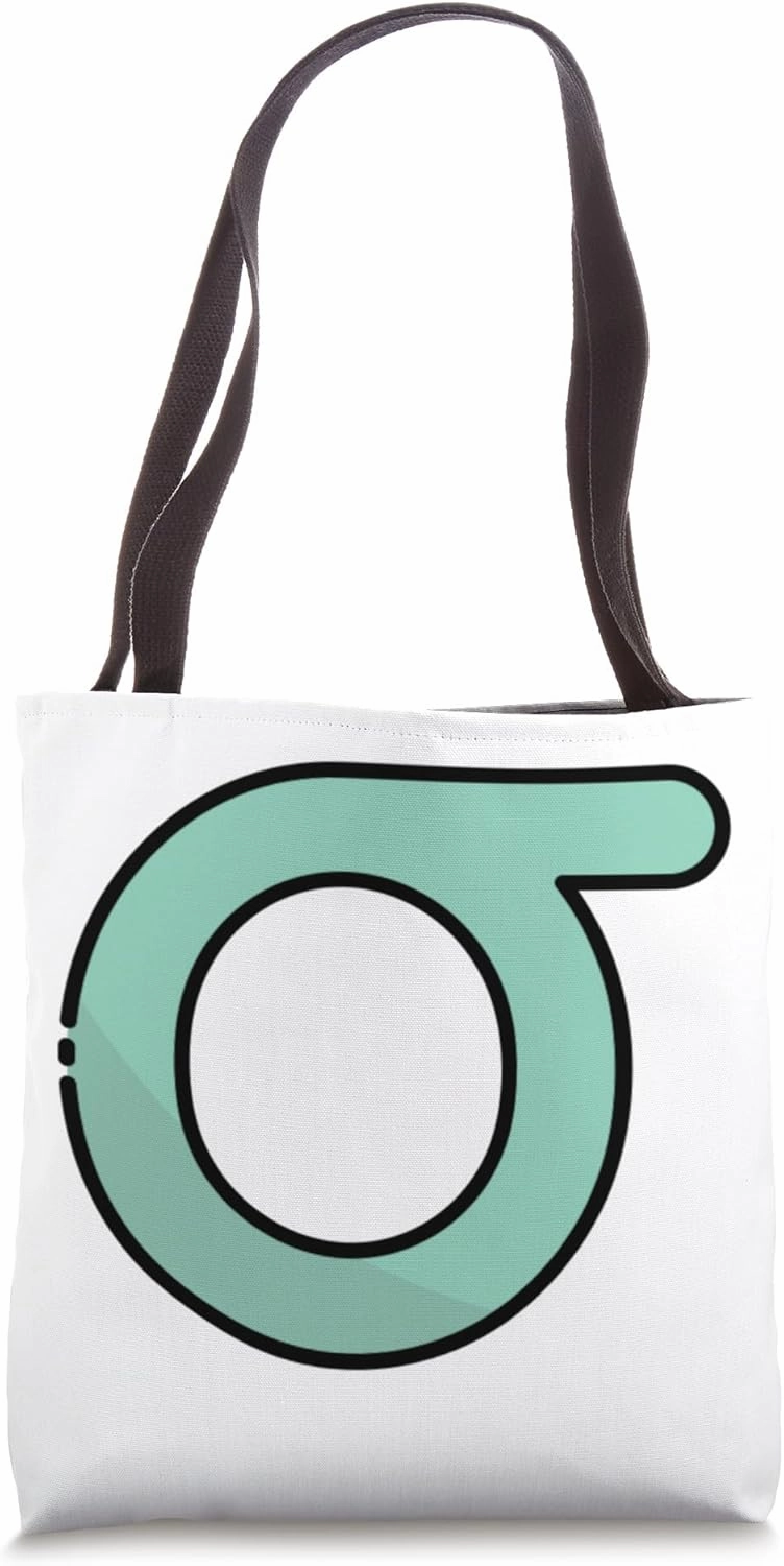 Lower Case Sigma - Eighteenth letter of the Greek alphabet Tote Bag