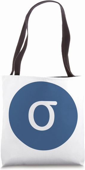 Lower Case Sigma - Eighteenth letter of the Greek alphabet Tote Bag
