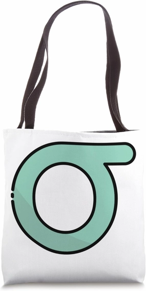 Lower Case Sigma - Eighteenth letter of the Greek alphabet Tote Bag