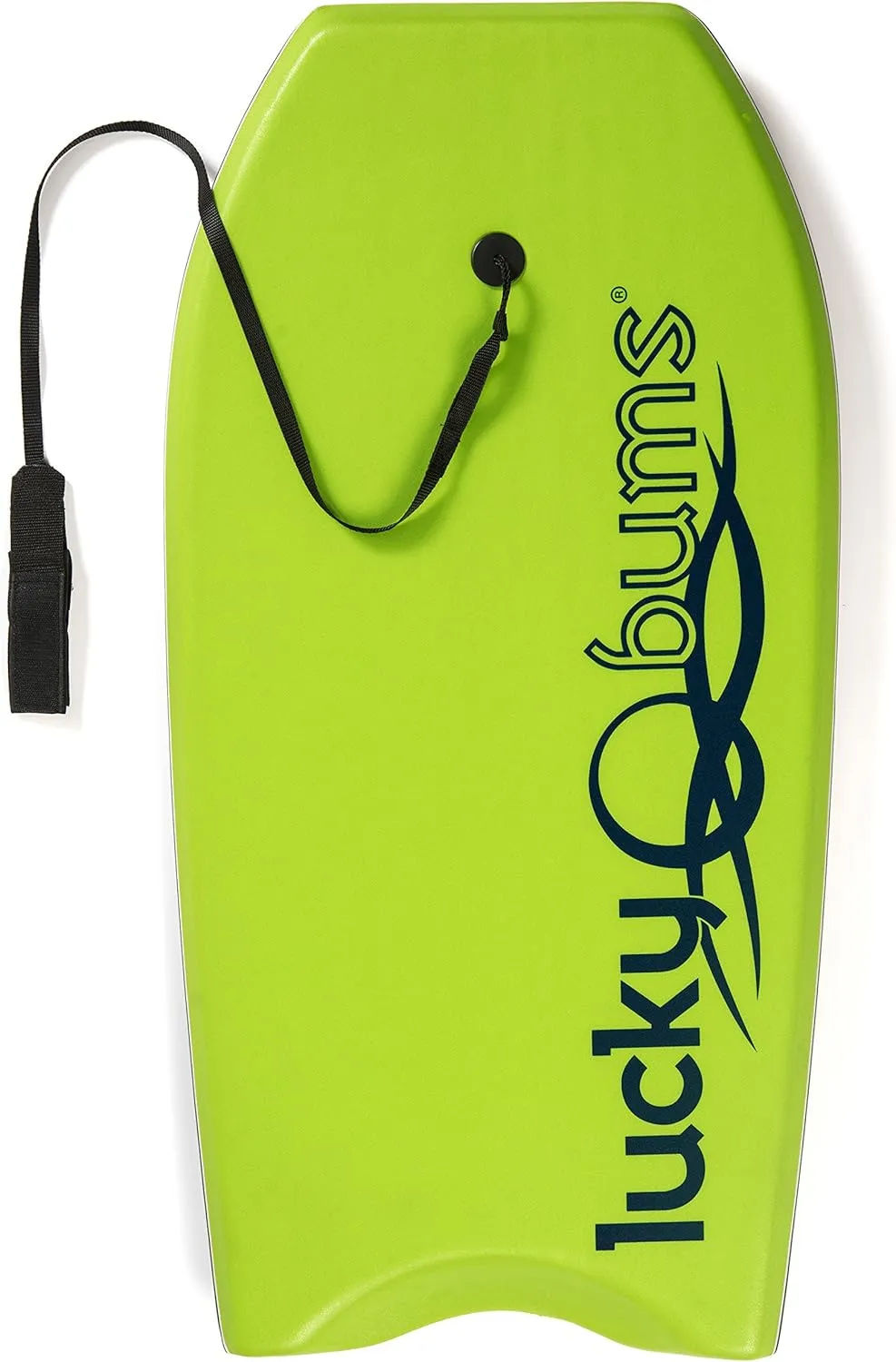 Lucky Bums Boogie Board for Kids and Adults - Body Boards for Beach, River, & Lake, Mini Wakeboard with EPS Core Slick Bottom and Leash