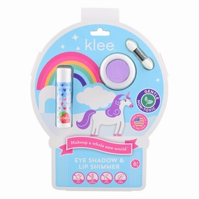 Luna Star Klee Eye Shadow and Lip Shimmer Holiday Gift Set for Kids and Tweens. Gentle and Non-Toxic. Made in USA. (Starburst Twinkle)