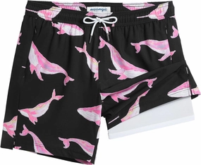 maamgic 2 in 1 Mens Swim Trunks 7 Inch Swim Shorts Swim Suits Board Shorts