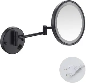 Makeup Mirror Shaving Mirror Wall Mounted 3X Magnification Extendable and Chrome Finished(#3)