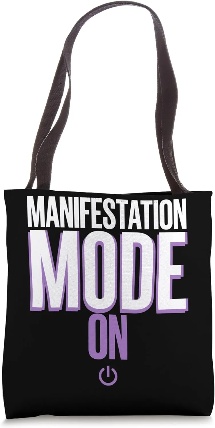 Manifestation Vision Board Goal Setting Dream Big Visualize Tote Bag