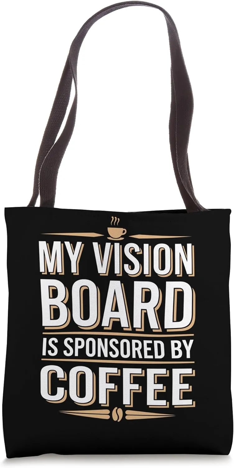Manifestation Vision Board Goal Setting Dream Big Visualize Tote Bag