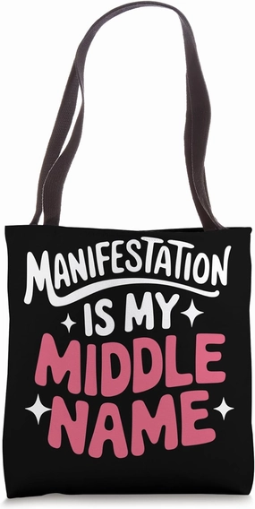 Manifestation Vision Board Goal Setting Dream Big Visualize Tote Bag