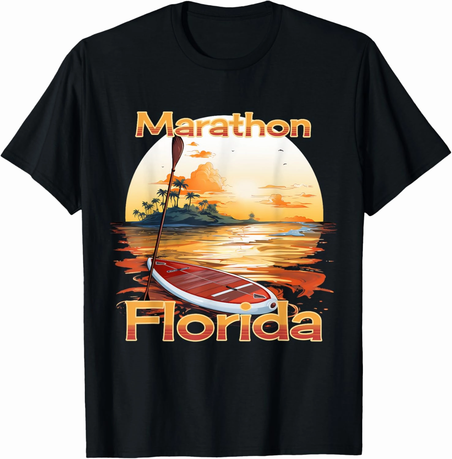 Marathon Florida SUP Stand Up Paddle Board T-Shirt