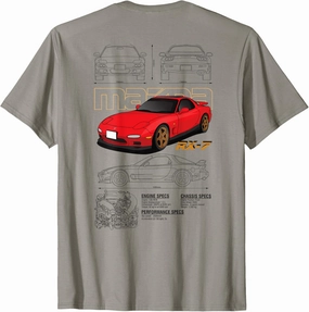 Mazda RX-7 Sketch board T-Shirt