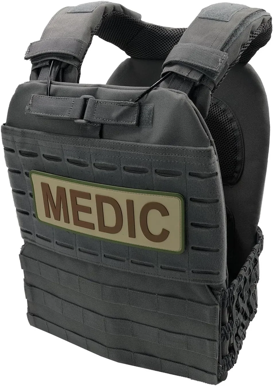 Medic Patch PVC Patch with Hook Fastener Back for Cap Hat Vest Jacket Clothing Bag Backpack Plate Carrier