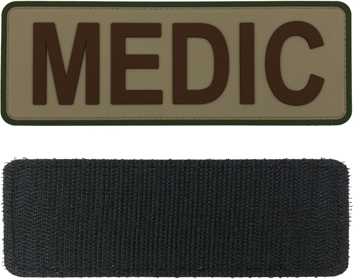 Medic Patch PVC Patch with Hook Fastener Back for Cap Hat Vest Jacket Clothing Bag Backpack Plate Carrier