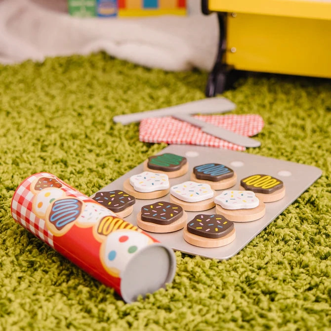 Melissa & Doug Slice & Bake Cookie Set - Wooden Play Food