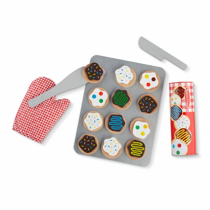 Melissa & Doug Slice & Bake Cookie Set - Wooden Play Food