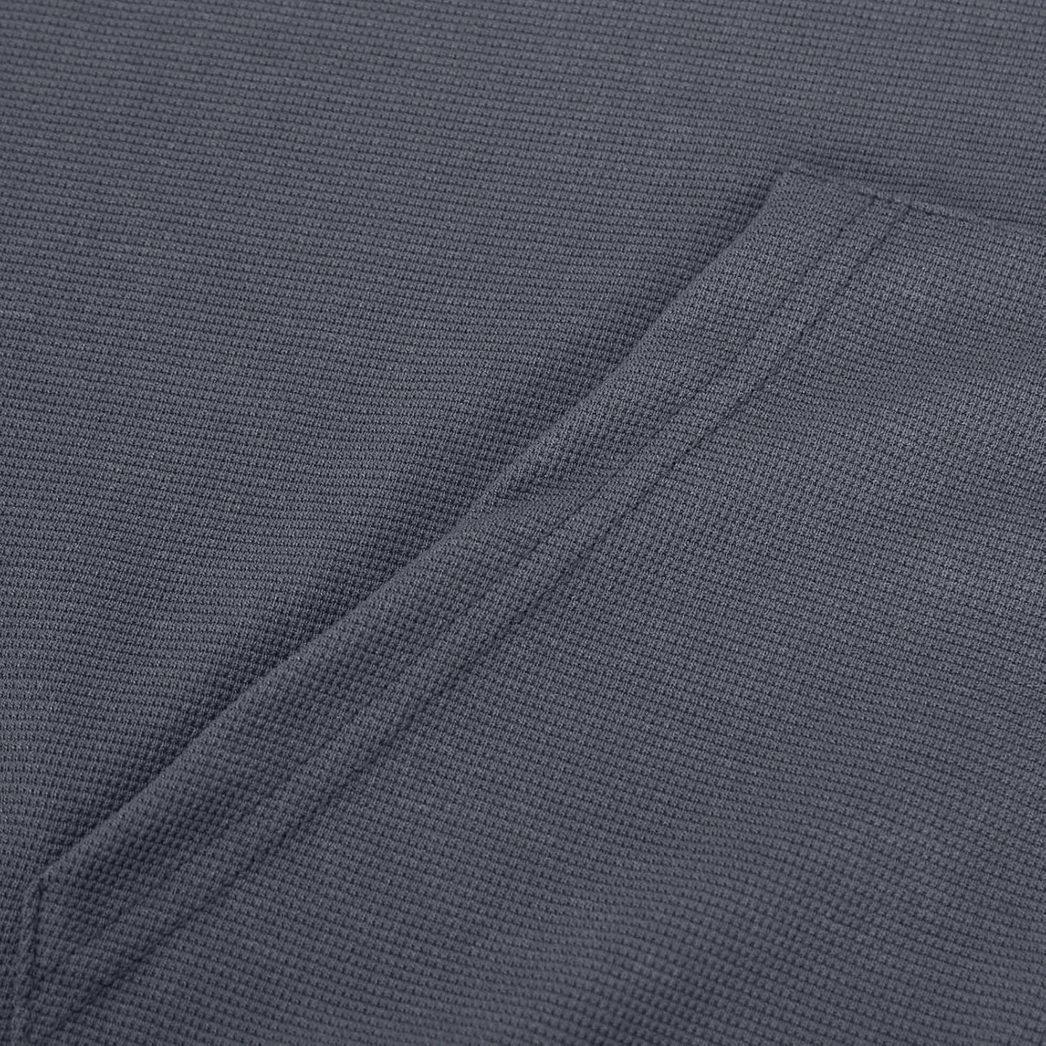 Men Hoodies Waffle Knit Solid Color Fashion Sweatshirts Long Sleeve Comfy Lightweight Hooded Sweatshirt