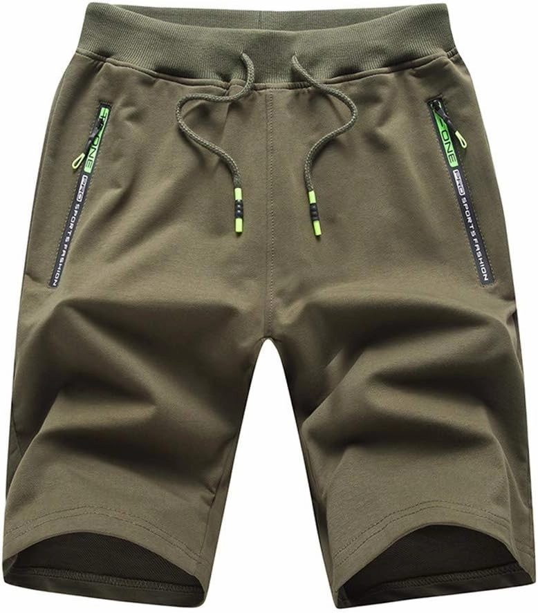 Mens Shorts 5 Inch Men's Solid Lightweight Athletic Sport Running Shorts with Drawtring Workout Gym Shorts Training