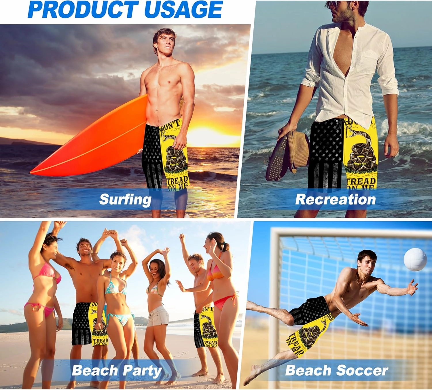 Mens Swim Trunks Quick Dry Board Shorts Bathing Suit for Men Beach Swimwear Breathable Surf Beach Shorts Swimwear