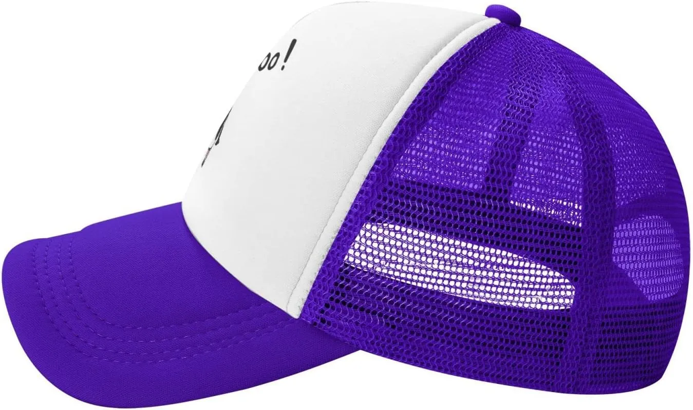 Mesh Dad Hat Adjustable Washed Cute Cow Moo Baseball Dad Cap Funny Distressed Ball Trucker Cap for Women Men