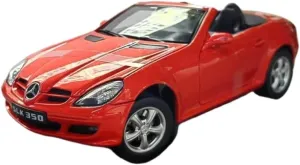 Metal Car Model 1:18 for Benz SLK 350 Simulation Convertible Car Model Static Decorative Ornaments Die Cast Vehicles