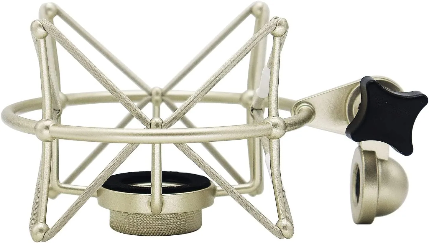 Metal Microphone Shockmount & Stand for Neumann TLM 103/M147 - Silver