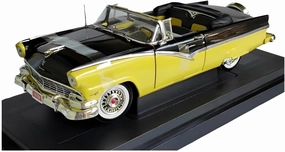 Metal Car Model 1:18 for Ford 1956 Simulation Alloy Car Model Retro Miniature Vehicle Collection Die Cast Vehicles