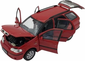 Metal Car Model 1:18 for Palio Weekend Style Alloy Door-Opening Car Model Collection Holiday Toy Vehicle Static Display Die Cast Vehicles