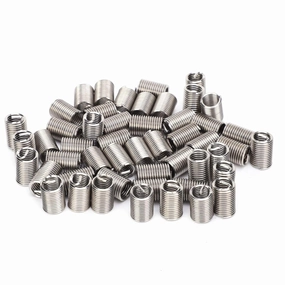 Metric Helicoil Kit Helicoil Thread Repair Kit 50pcs Wire Thread Insert Sleeve Bushing Screw Protective Coil Screw Repair Nut Kit M10 X 1.5(2.5d)