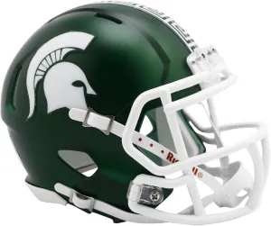 Michigan State Spartans 2023 NCAA Riddell Speed Mini Football Helmet