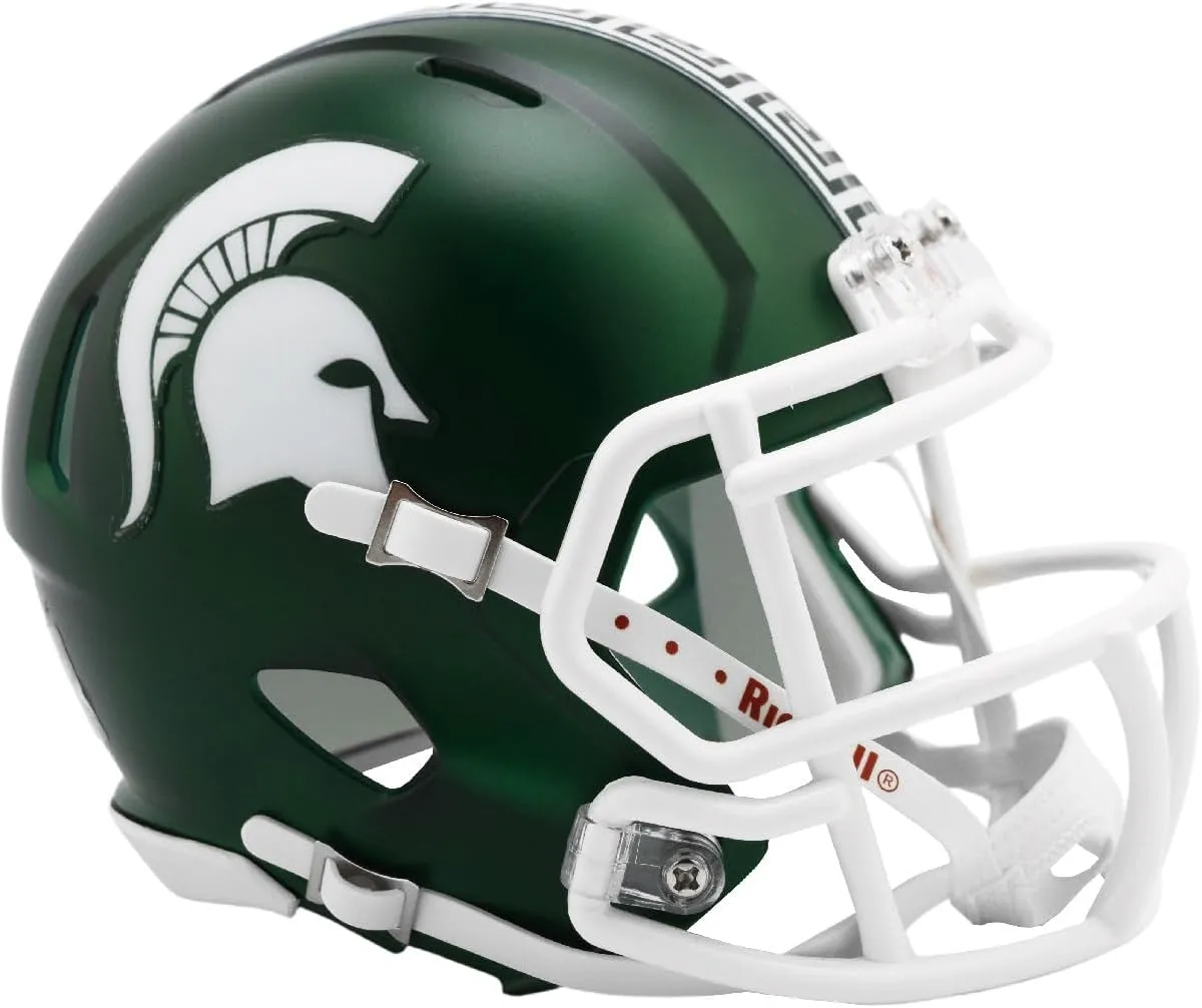 Michigan State Spartans 2023 NCAA Riddell Speed Mini Football Helmet