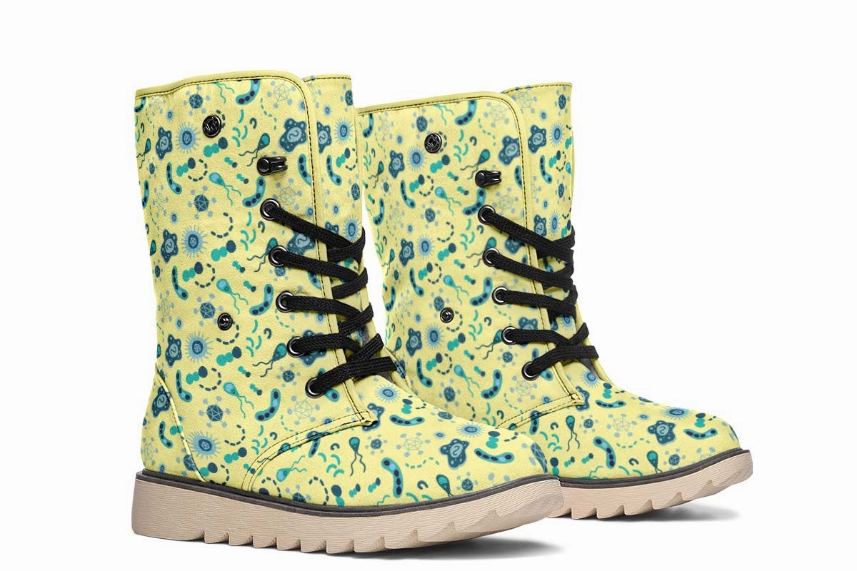 Microbiology Pattern Polar Vibe Boots