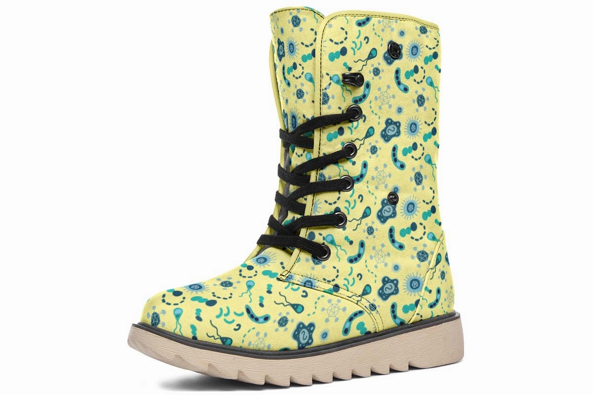 Microbiology Pattern Polar Vibe Boots