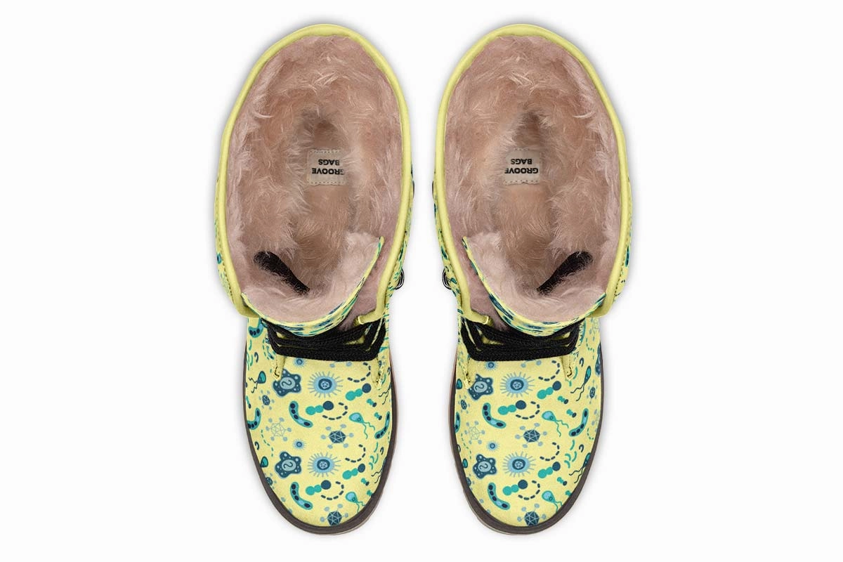 Microbiology Pattern Polar Vibe Boots