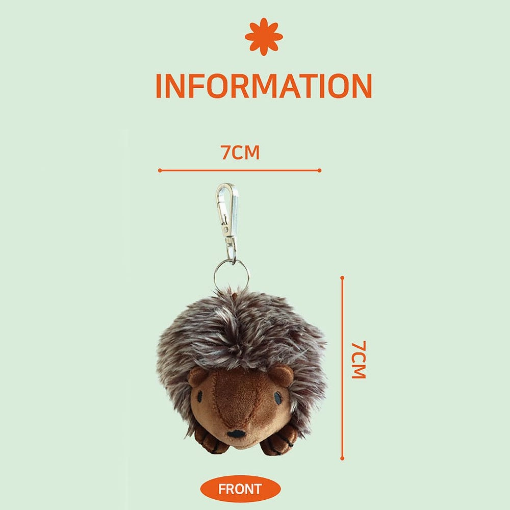 Miffy Bruna Family Hedgehog Mascot Plush Keychain