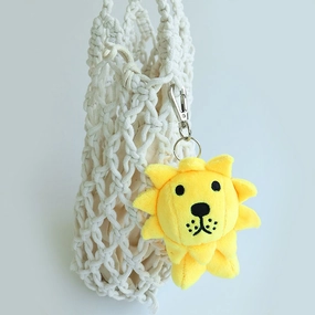 Miffy Bruna Family Lion Mascot Plush Keychain