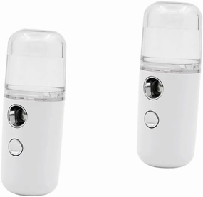 Mikinona 2pcs Mini Moisturizing Tool Portable Handheld Water Replenisher Sprayer for Skin Hydration Nano Spray Humidifier for Home and Travel Compatible