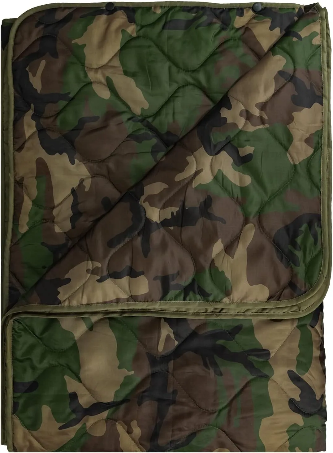 Military Poncho Liner 55”x 79” Camping Blanket Insulation Compact Waterproof for Travel Stadium Outdoor Camping