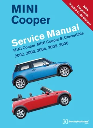 Mini Cooper Service Manual 2002, 2003, 2004, 2005, 2006: Mini Cooper, Mini Cooper S, Convertible Illustrated Edition