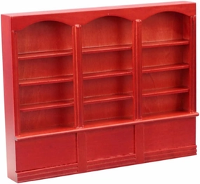 Mini Display Cabinet Book Shelf Model for Doll House Sturdy Decorative Creative Craftsmanship Compact Design