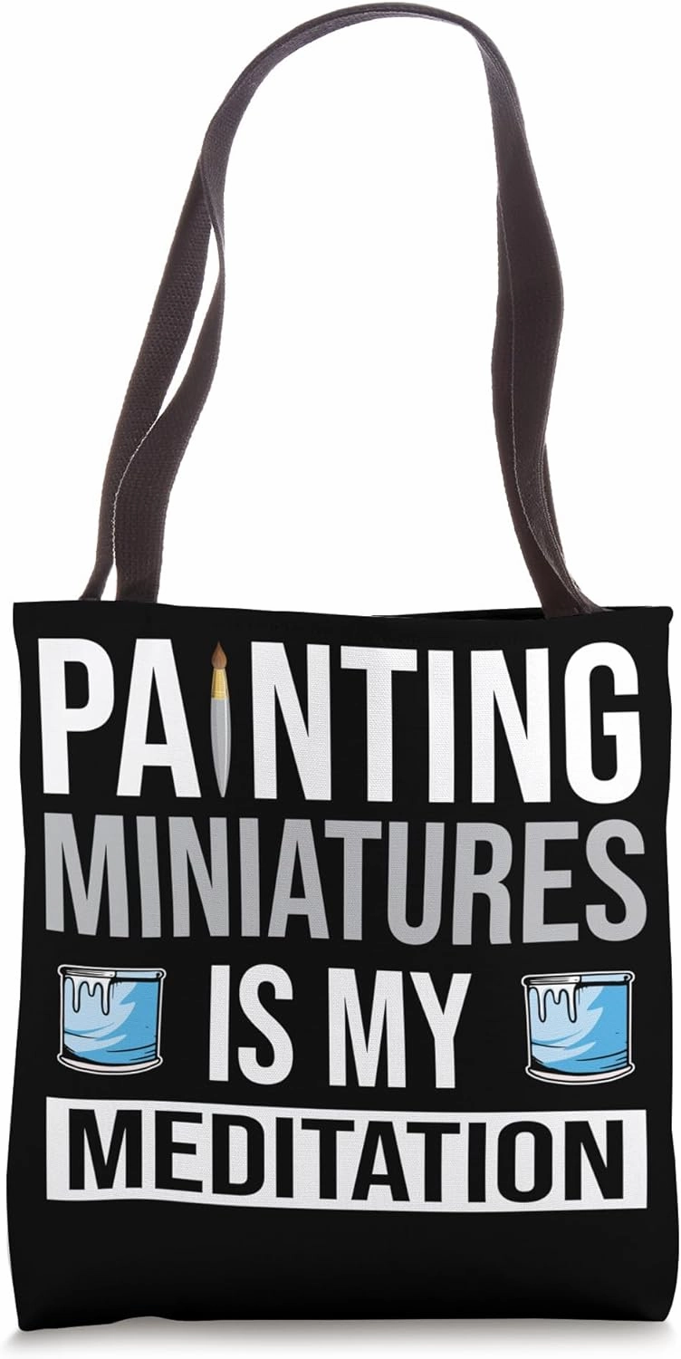 Miniature Painter Painting Miniatures Tote Bag