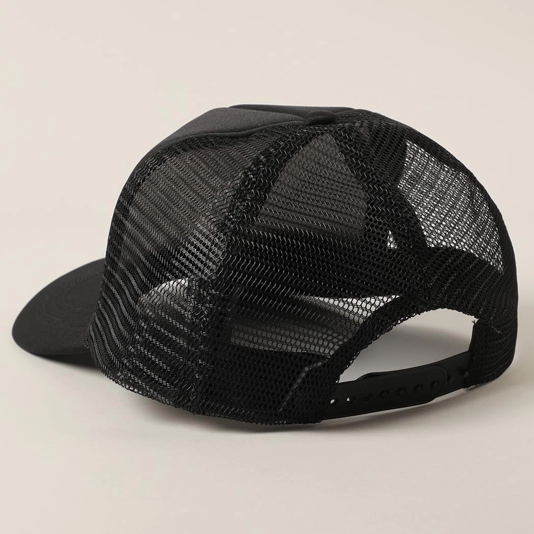 MIRMARU Retro Foam Mesh Trucker hat Trendy Design Summer Baseball Cap for Womens