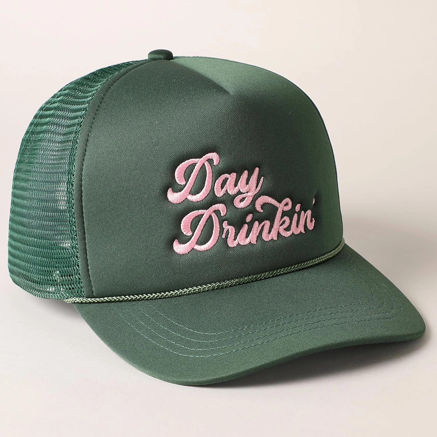MIRMARU Retro Foam Mesh Trucker hat Trendy Design Summer Baseball Cap for Womens