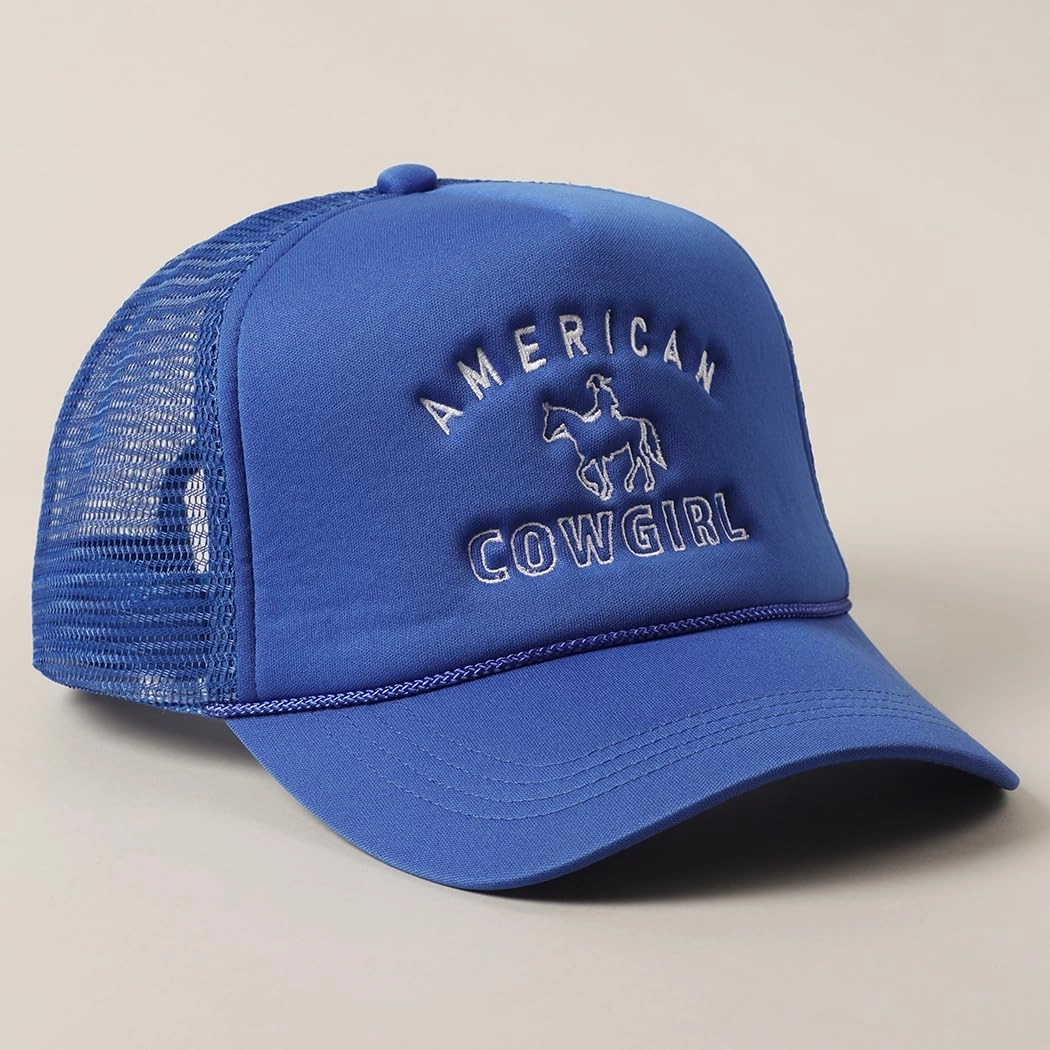 MIRMARU Retro Foam Mesh Trucker hat Trendy Design Summer Baseball Cap for Womens