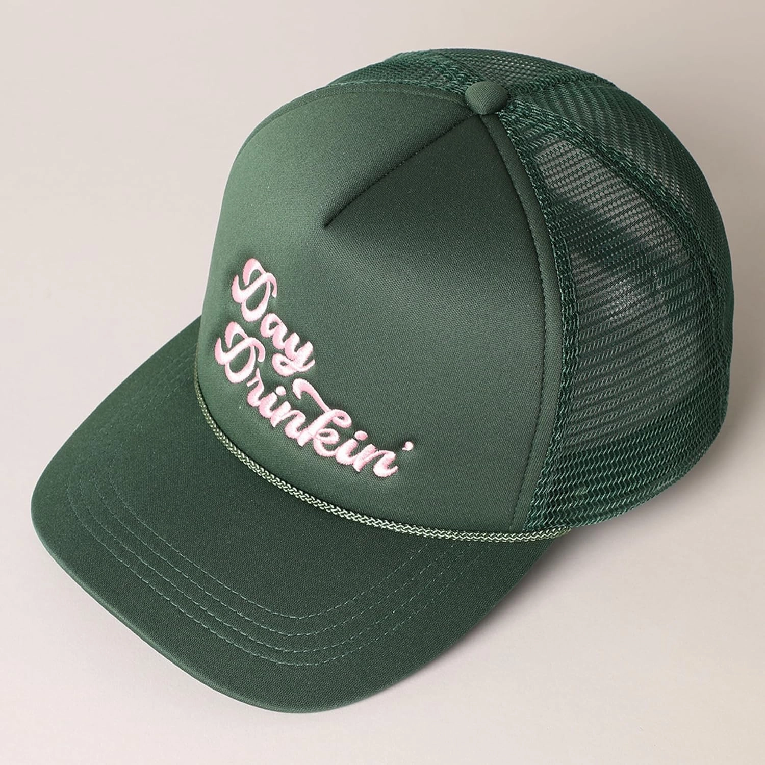 MIRMARU Retro Foam Mesh Trucker hat Trendy Design Summer Baseball Cap for Womens