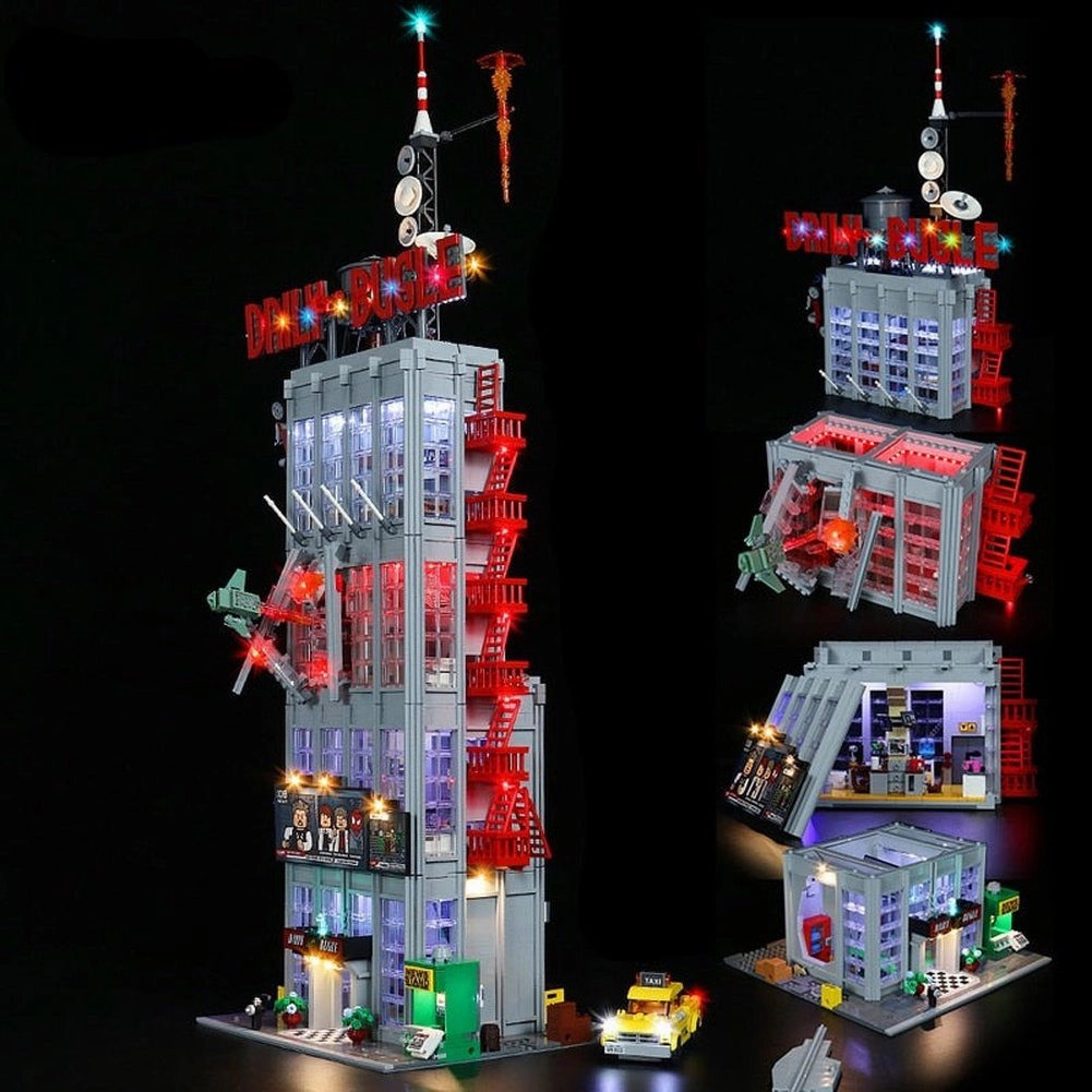MOC  Compatible  LED Light Kit For 76178 Daily Bugle Building Blocks Set (NOT Include the Model) Bricks DIY Toys